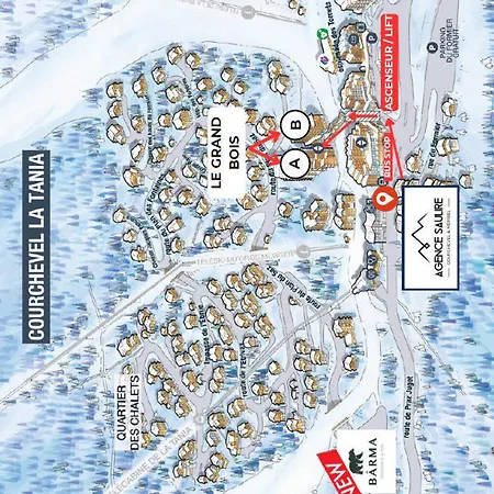 2 Pièces 5/6 P, Accès Skis, Proche Commerces - Fr-1-182a-2 Appartamento Courchevel